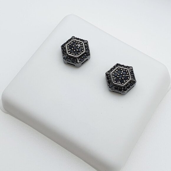 "925 Sterling Silver Plated CZ Earrings, EVBRS480 - Picture 7 of 9